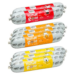 Produktbild von PURBELLO Hunde-Rolle Mix II Nassfutter - 8 x 400 g