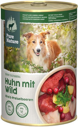 Produktbild von Pure Nature Adult Huhn mit Wild & Rind - 6 x 400 g