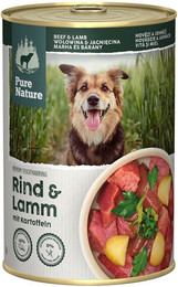 Produktbild von Pure Nature Adult Rind & Lamm - 6 x 400 g