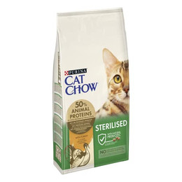 Produktbild von PURINA Cat Chow Special Care Sterilized Truthahn Trockenfutter für Katzen - 2 x 10 kg