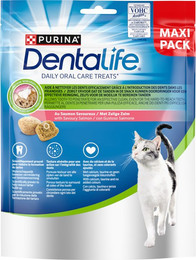 Produktbild von PURINA Dentalife Katzen-Zahnpflege-Snacks Lachs - 2 x 140 g