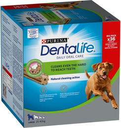 Produktbild von PURINA Dentalife Tägliche Zahnpflege-Snacks für große Hunde - 12 x 106 g