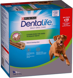Produktbild von PURINA Dentalife Tägliche Zahnpflege-Snacks für große Hunde - 6 x 106 g
