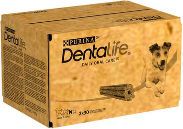 Produktbild von PURINA Dentalife Tägliche Zahnpflege-Snacks für kleine Hunde - 20 x 49 g