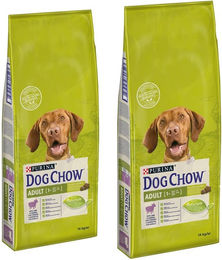 Produktbild von PURINA Dog Chow Adult Lamb &amp; Rice 28 kg (2 x 14 kg)
