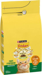 Produktbild von PURINA FRISKIES Indoor Katze mit Huhn, Truthahn und Gemüse - 1,5 kg