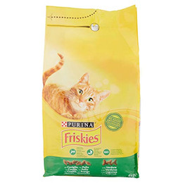 Produktbild von PURINA Friskies Katze mit Kaninchen, Huhn und Gemüse - 4 kg