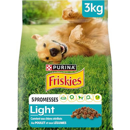 Produktbild von Purina FRISKIES Light Hund Sterilized mit Huhn und Gemüse - 3 kg