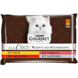 Produktbild von PURINA GOURMET A la Carte Katzenfutter nass Sorten-Mix - 12 x 340 g