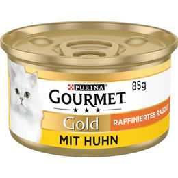 Purina Gourmet Gold Raffiniertes Ragout mit Huhn Katzenfutter nass - 12 x 85 g – Bild 1 von 8
