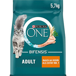 Produktbild von PURINA ONE BIFENSIS Adult Huhn Trockenfutter für Katzen - 5,7 kg