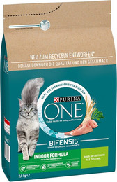 Produktbild von Purina ONE BIFENSIS Indoor mit Truthahn - 2,8 kg
