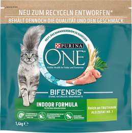 Produktbild von Purina ONE BIFENSIS Indoor mit Truthahn - 1,4 kg