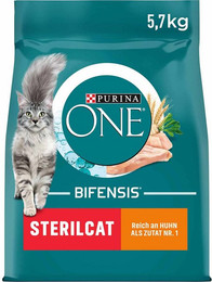 Produktbild von PURINA ONE BIFENSIS STERILCAT Huhn 2x5,7kg