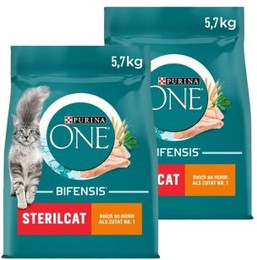 Produktbild von Purina ONE BIFENSIS Sterilcat Huhn - 2 x 5,7 kg