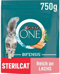 Produktbild von Purina ONE Bifensis Sterilcat mit Lachs - 2 x 750 g