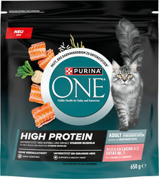 Produktbild von PURINA ONE High Protein Lachs - 650 g