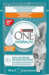 Produktbild von PURINA ONE Hydralife Katzen-Liquid 12 x 50 g - mit Huhn-Geschmack