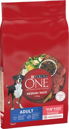 Produktbild von PURINA ONE Medium/Maxi Adult Rind & Reis - 2 x 7 kg