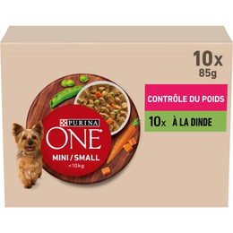Produktbild von PURINA ONE Mini Adult Weight Control Truthahn - 10 x 85 g