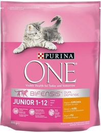 Produktbild von PURINA ONE PURINA ONE BIFENSIS Junior Trockenfutter mit Huhn 800 g