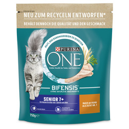 Produktbild von PURINA ONE Senior 7+ mit Huhn - 750 g