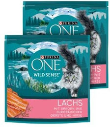 Purina ONE Wild Sense Reich an Lachs - 2 x 1,4 kg – Bild 1 von 3