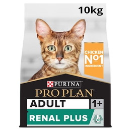 Produktbild von PURINA PRO PLAN Adult Renal Plus Katzenfutter Trocken mit Huhn - 10 kg