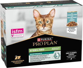 Produktbild von PURINA PRO PLAN Cat Sterilised Adult Maintenance Meeresfisch - 10 x 85 g