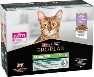 Produktbild von PURINA PRO PLAN Cat Sterilised Adult Maintenance Truthahn - 10 x 85 g