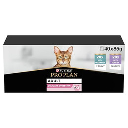 Produktbild von PURINA PRO PLAN Delicate Adult Meeresfisch & Truthahn - 40 x 85 g