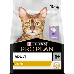 Produktbild von PURINA PRO PLAN Light Adult Katzenfutter mit Truthahn - 10 kg