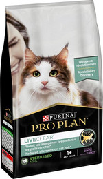 Produktbild von PURINA PRO PLAN LiveClear Sterilised Adult Truthahn - 1,4 kg