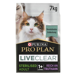 Produktbild von PURINA PRO PLAN LiveClear Sterilised Adult Truthahn - 7 kg
