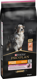 Produktbild von PURINA PRO PLAN Medium & Large Adult 7+ Sensitive Skin - 14 kg