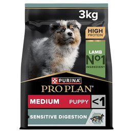 Produktbild von PURINA PRO PLAN Medium Puppy Lamm & Reis Sensitive Digestion - 3 kg