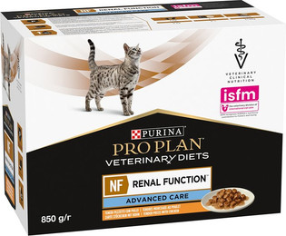 Produktbild von PURINA PRO PLAN Veterinary Diets Feline NF Advanced Care Huhn - 10 x 85 g