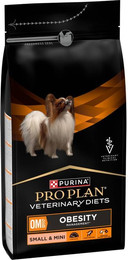 Produktbild von PURINA PRO PLAN Veterinary Diets OM Obesity Management Small & Mini - Sparpaket: 2 x 1,3 kg