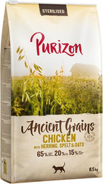 Produktbild von Purizon Adult Sterilised Huhn mit Fisch - 2 x 6,5 kg
