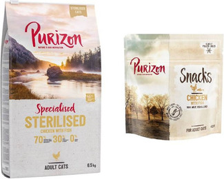 Produktbild von Purizon getreidefrei Kombi-Paket Sterilised Adult Huhn & Fisch + Huhn mit Fisch - 6,5 kg