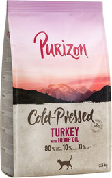 Produktbild von Purizon Kaltgepresst Pute mit Hanföl - 2 x 2,5 kg