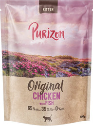 Produktbild von Purizon Kitten Huhn & Fisch - getreidefrei -  NEU: 400 g