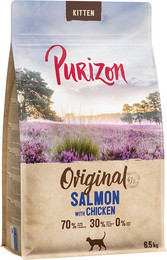 Produktbild von Purizon Kitten Lachs mit Huhn - 2 x 6,5 kg