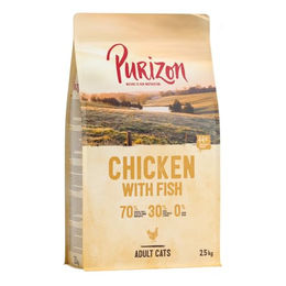 Produktbild von Purizon Original Adult Huhn mit Fisch Katzenfutter trocken - 2500 g