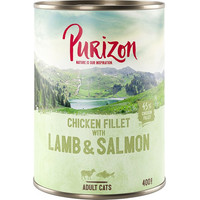 Produktbild von Purizon Original Hühnerfilet mit Lachs & Lamm Katzen-Nassfutter - 24 x 400 g