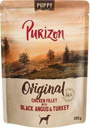 Produktbild von Purizon Puppy Hühnerfilet mit Black-Angus-Rind & Pute - 6 x 300 g