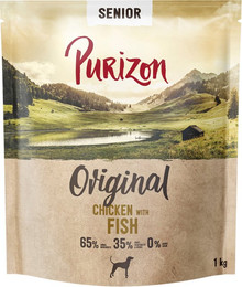 Produktbild von Purizon Senior Huhn mit Fisch - getreidefrei - 1 kg NEU