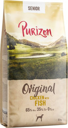 Produktbild von Purizon Senior Huhn mit Fisch - getreidefrei - 12 kg NEU