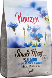 Produktbild von Purizon Single Meat Adult Lachs mit Spinat und Kornblumenblüten - 1 kg