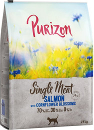 Produktbild von Purizon Single Meat Lachs mit Kornblumenblüten - 2,5 kg